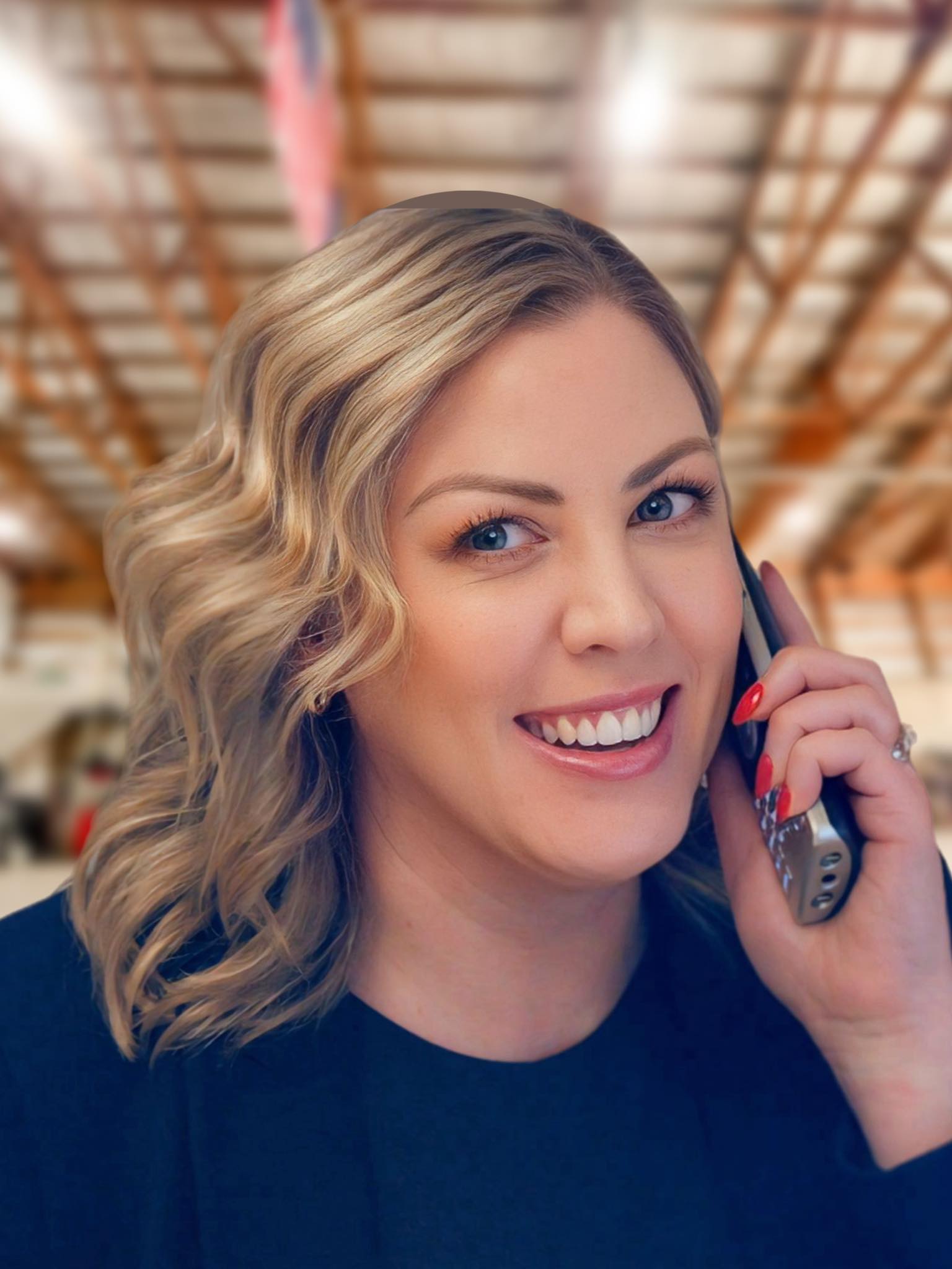 Jen Hayes at VVR, on a call with a customer